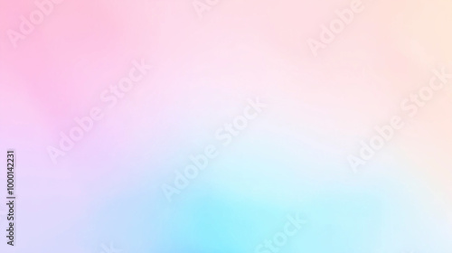 Powder Blue to Blush Coral Gradient Background for Digital Designs