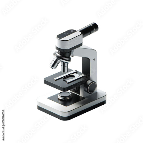 Microscope Realistic Illustration