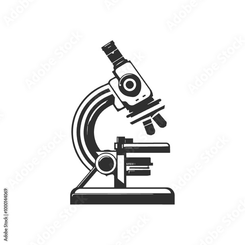Microscope Realistic Illustration