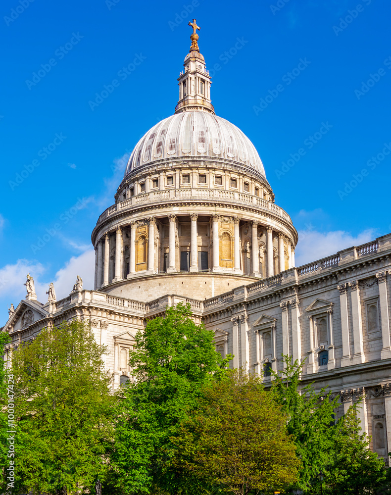 Obraz premium St. Paul's cathedral in spring, London, UK