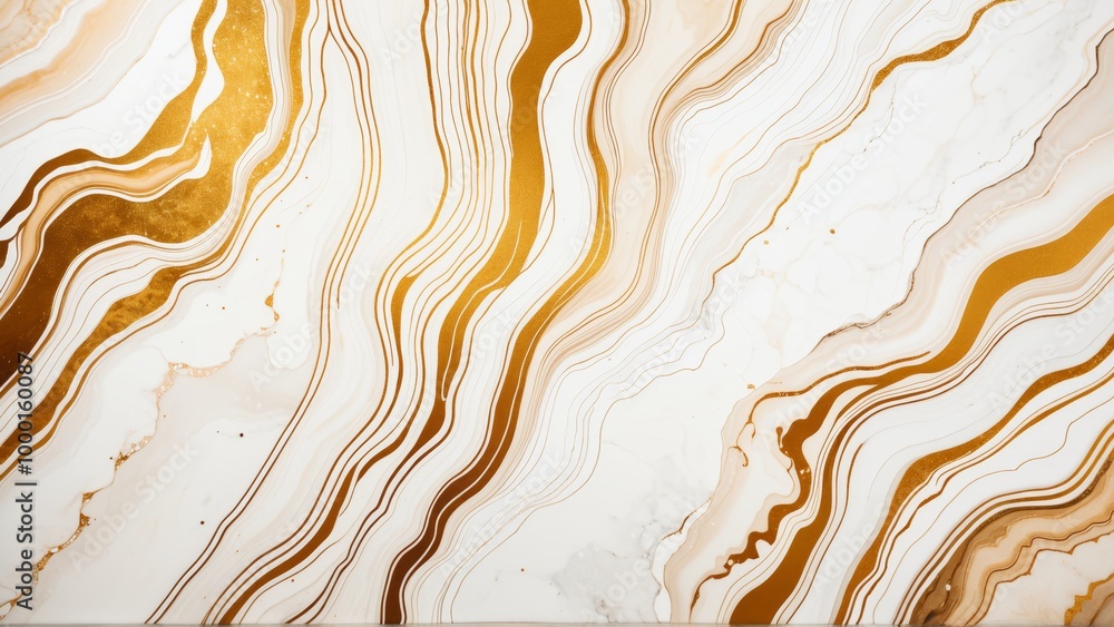 Marble texture with gold accents and beige tones Marble texture with gold accents and beige tones