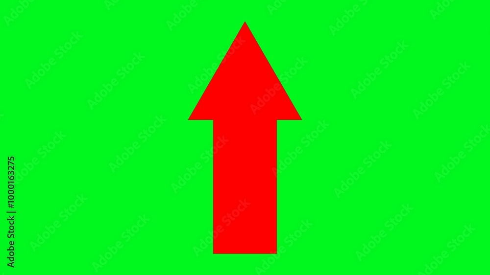 Arrow move to four way directions. up and down, forward and backward, left and right. 4k footage clip on green background Arrow move to four way directions. up and down, forward and backward, left and right. 4k footage clip on green background