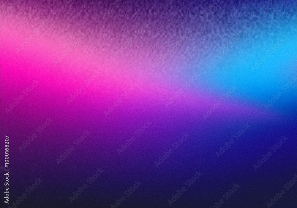 Fototapeta premium Grainy gradient poster background, purple blue pink black vibrant noisy texture banner cover header backdrop design