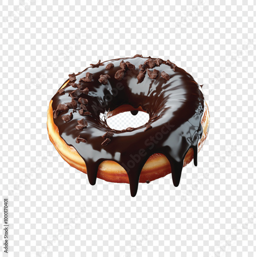 Wallpaper Mural donut with chocolate Torontodigital.ca