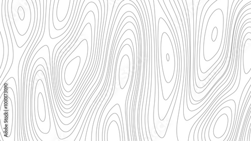 Contour line abstract background. Topographic map backdrop. Conditional geography scheme and the terrain path