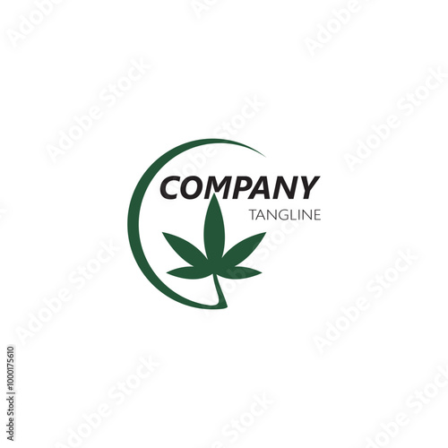 Canabis leaf template