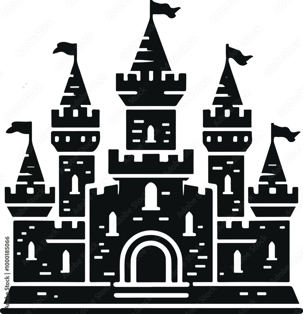 Hindu spiritual temple black silhouette Hindu spiritual temple black silhouette