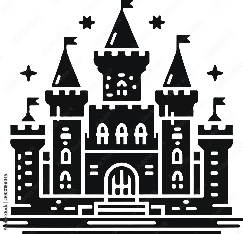 Hindu spiritual temple black silhouette Hindu spiritual temple black silhouette