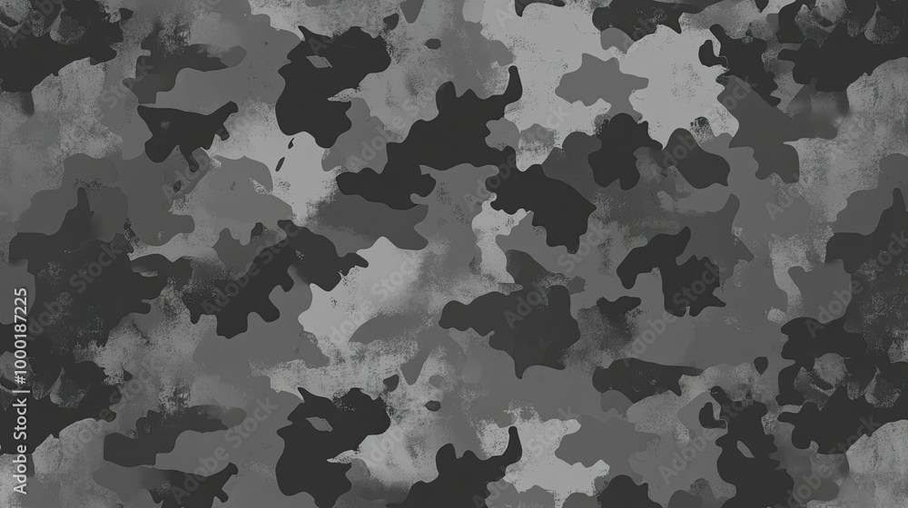 Gray military camouflage seamless pattern. Vector Gray military camouflage seamless pattern. Vector