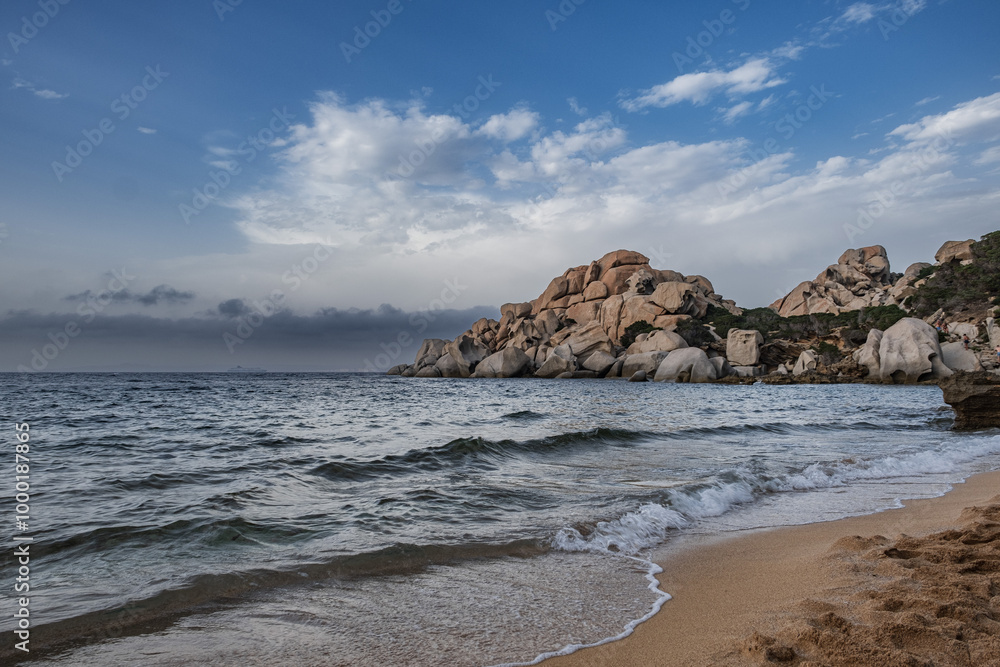 Mediterranean seascape of Gallura coast in northern Sardinia island, Italy Mediterranean seascape of Gallura coast in northern Sardinia island, Italy
