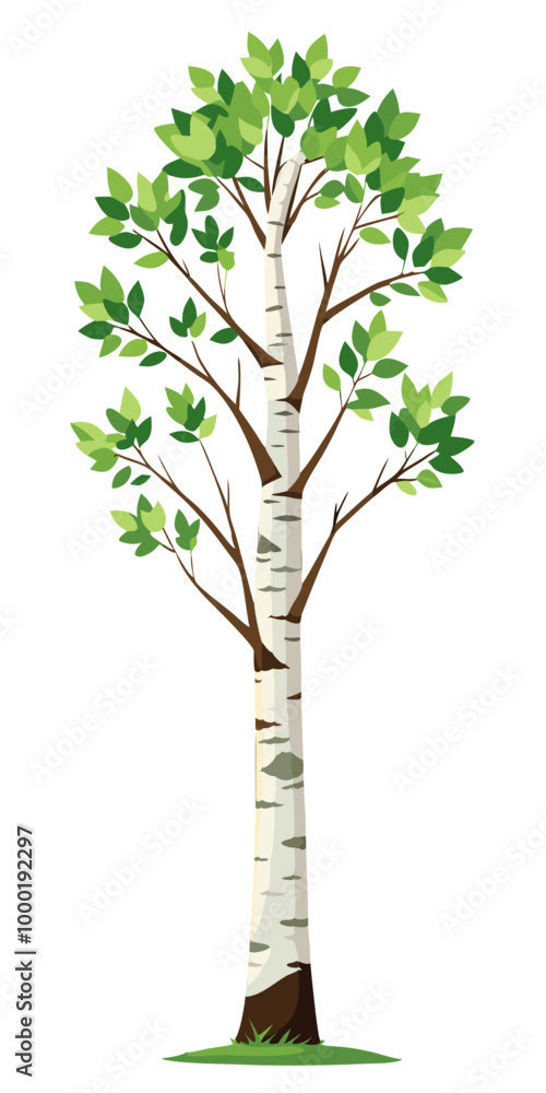 Obraz premium bushy design And a Green tree