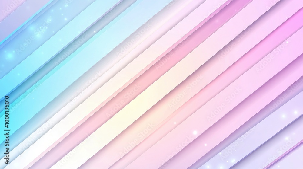 Fototapeta premium Abstract background with diagonal lines and pastel gradient colors