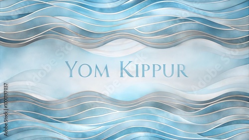 Elegant abstract flowing waves and 