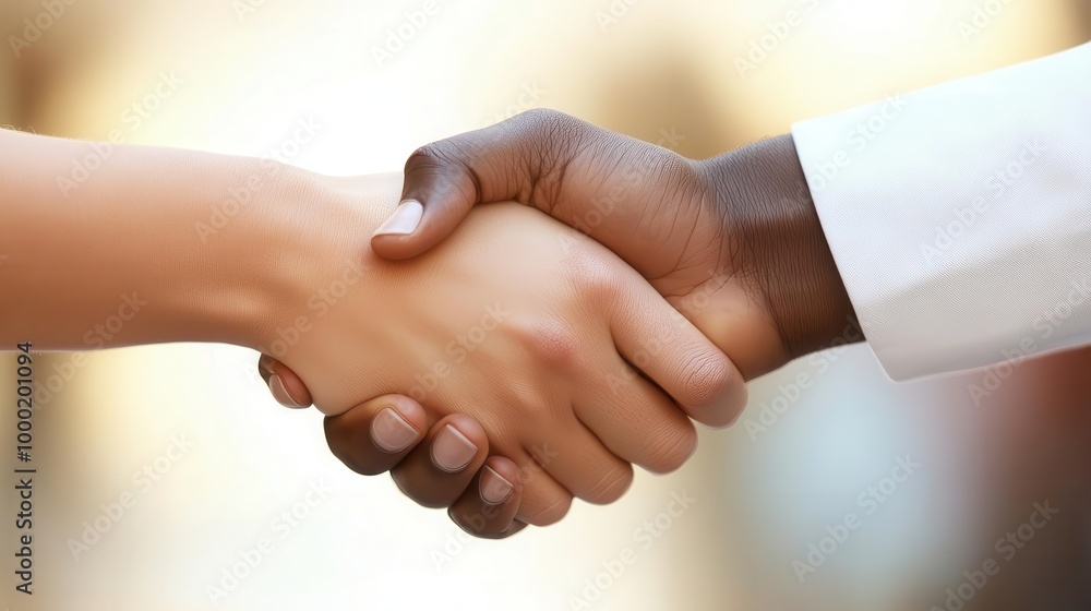 professional handshake closeup diverse hands clasped firmly crisp business attire sunlit modern office interior symbol of partnership and diversity professional handshake closeup diverse hands clasped firmly crisp business attire sunlit modern office interior symbol of partnership and diversity