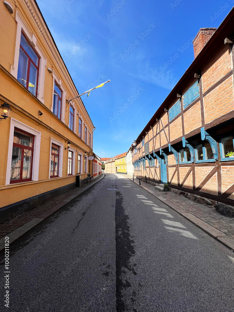 Bright beautiful street on a sunny day Sweden is like Ikea buildings beautiful colored small interesting old European streets
Bright beautiful street on a sunny day Sweden is like Ikea buildings beautiful colored small interesting old European streets