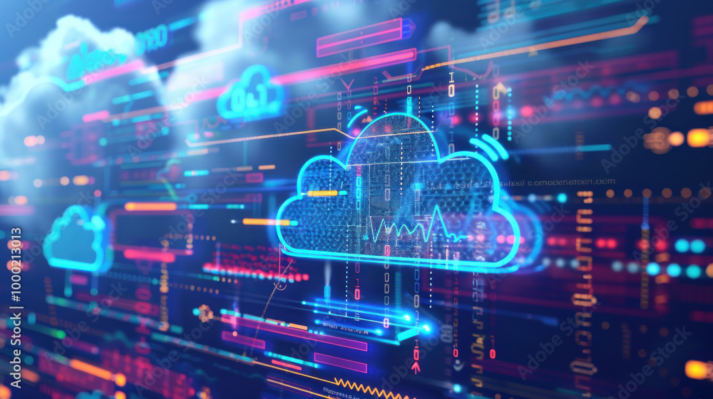 A visual of how cloud analytics tools collect and process data for real-time insights, helping businesses make data-driven decisions. A visual of how cloud analytics tools collect and process data for real-time insights, helping businesses make data-driven decisions.