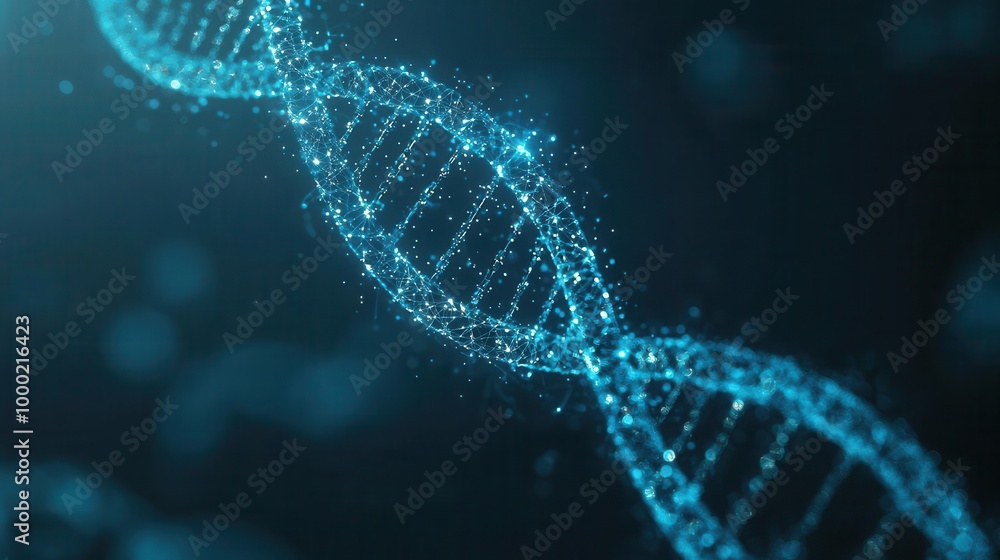 Digital cloud forming a DNA strand, symbolizing digital evolution, data transformation, cloud performance Digital cloud forming a DNA strand, symbolizing digital evolution, data transformation, cloud performance
