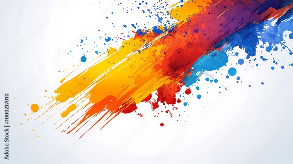 Abstract colorful paint splatter background. Abstract colorful paint splatter background.