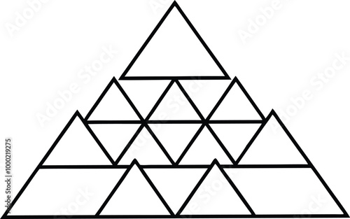 Pyramid Grid Vector Mastery Unleash Symmetry in Geometric Design
