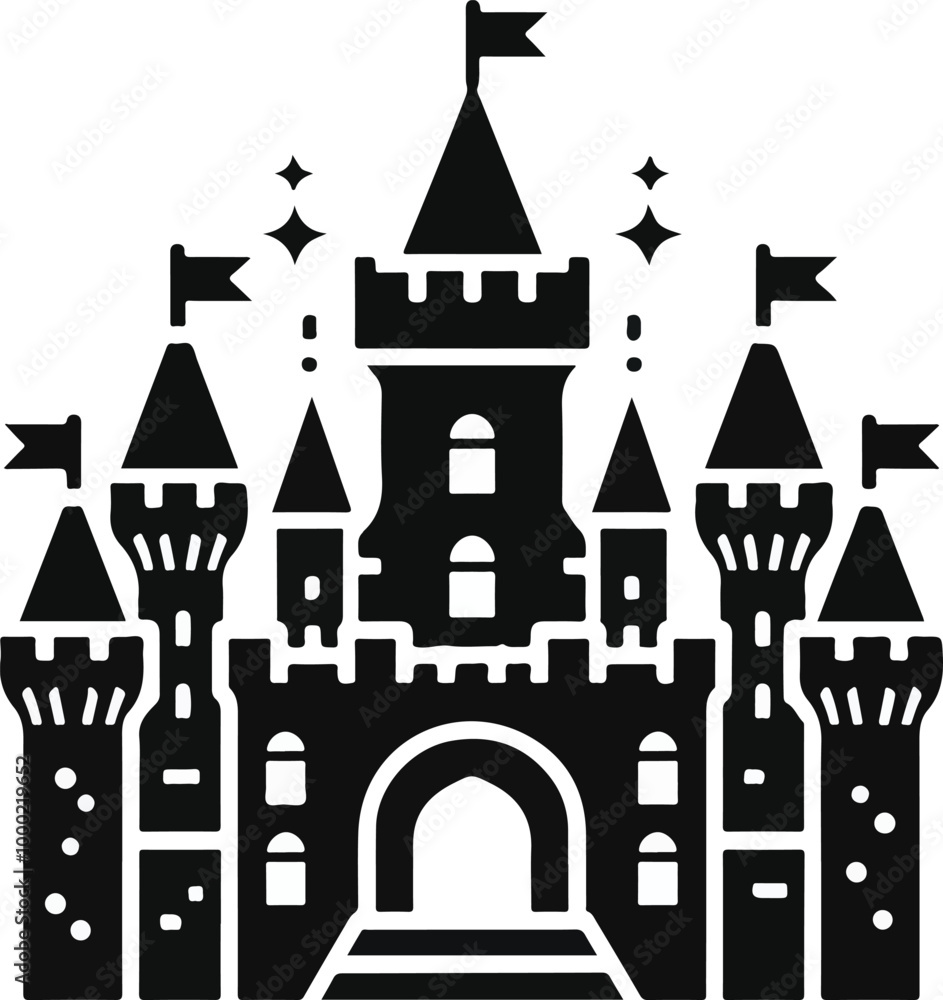 Hindu spiritual temple black silhouette Hindu spiritual temple black silhouette