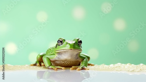 European green tree frog 