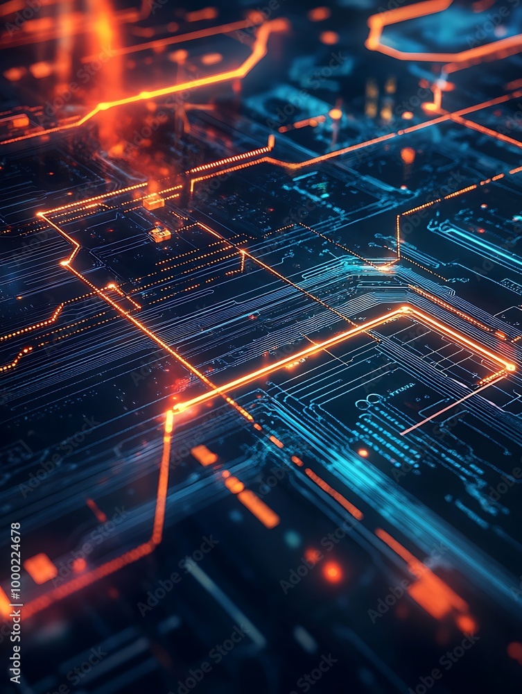 A close-up view of a digital circuit board, with lines and nodes representing financial transactions and fintech innovation. A close-up view of a digital circuit board, with lines and nodes representing financial transactions and fintech innovation.