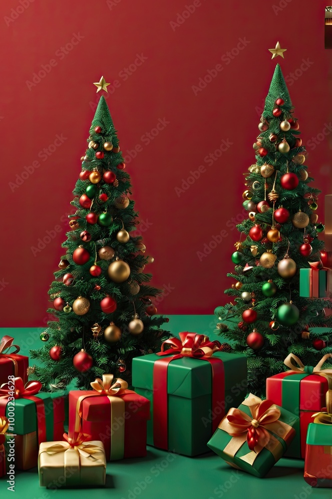 3d miniature chrismast tree 3d miniature chrismast tree