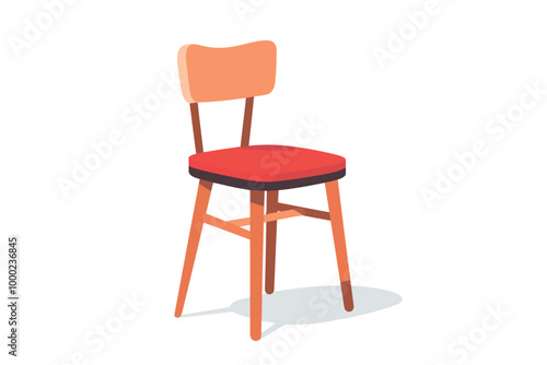 Dining Chair isolated illustration