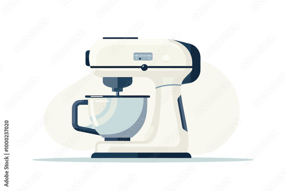 Electric Mixer isolated illustration Electric Mixer isolated illustration