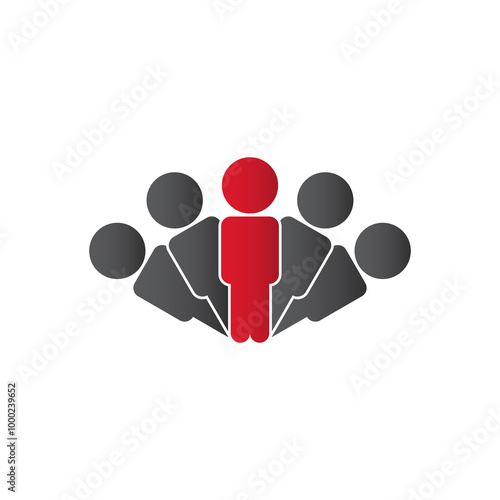 Universal business management and human resources icon. Universal icon for web and mobile.