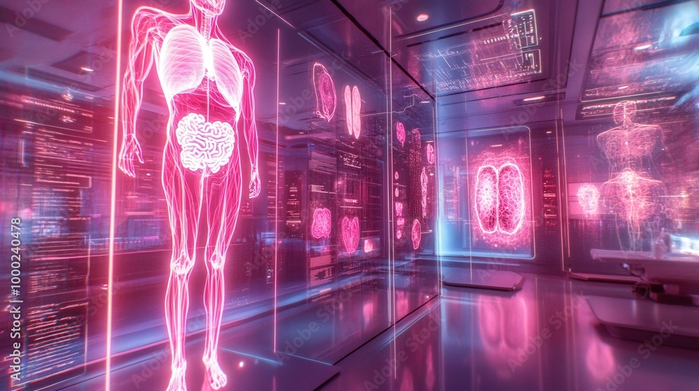 Ai-enhanced surgical training: futuristic medical technology and anatomy visualization Ai-enhanced surgical training: futuristic medical technology and anatomy visualization