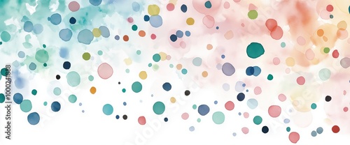 Colorful confetti background for cheerful spring designs