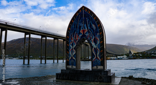 Porten til Arktis - new viewpoint in norwegian city of Tromsø photo