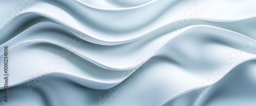 Minimal porcelain wave: elegant abstract design for modern decor and aesthetics