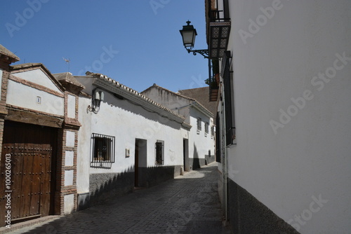 narrow street in the old town