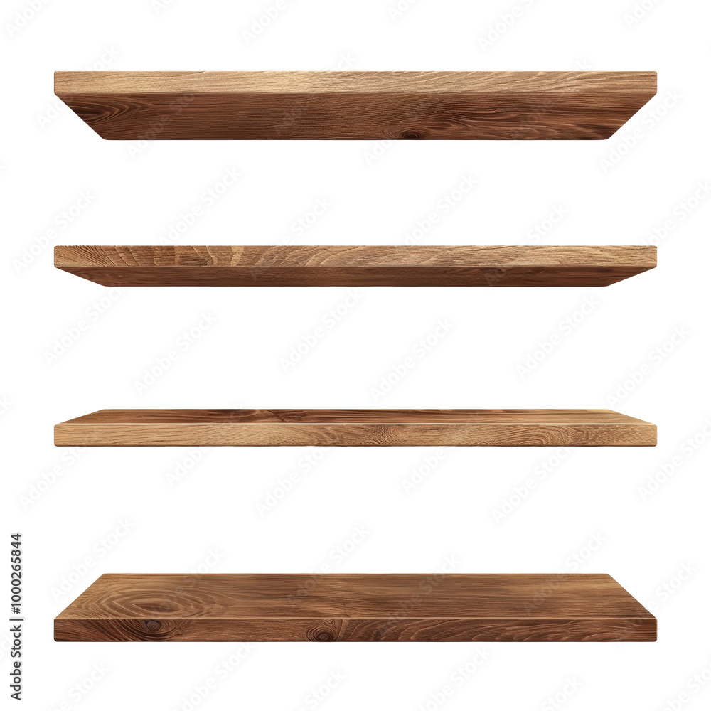 Modern Floating Shelves for Stylish Entryway Isolate on a White Background Transparent Background Modern Floating Shelves for Stylish Entryway Isolate on a White Background Transparent Background