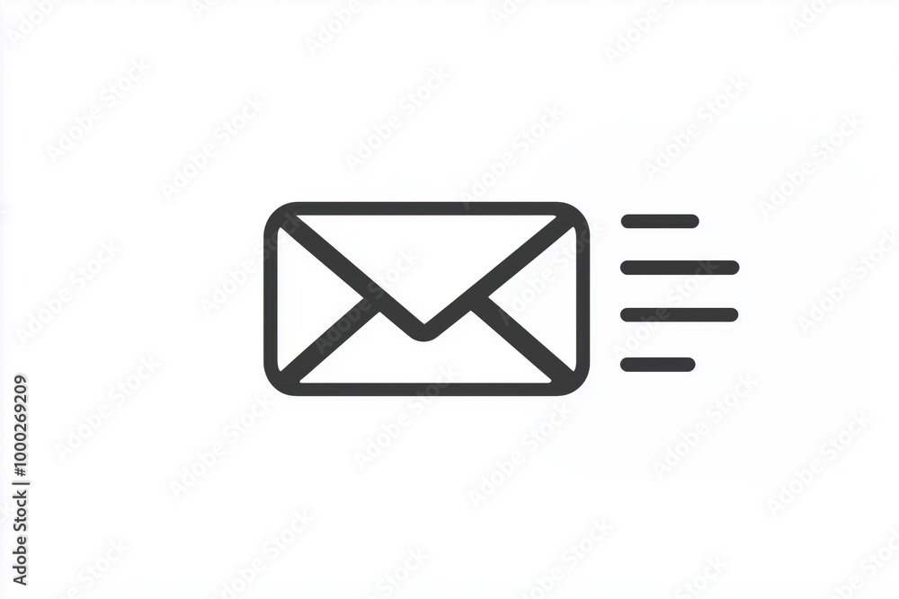envelope on white background envelope on white background