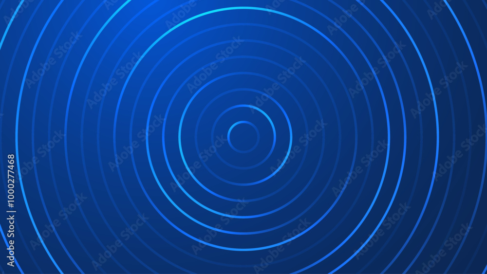 Abstract Blue Concentric Circles Digital Tech or Science Background. Medical Research or Modern Innovation Online Webinar Presentation Event. Conference or Forum Vector. Abstract Blue Concentric Circles Digital Tech or Science Background. Medical Research or Modern Innovation Online Webinar Presentation Event. Conference or Forum Vector.