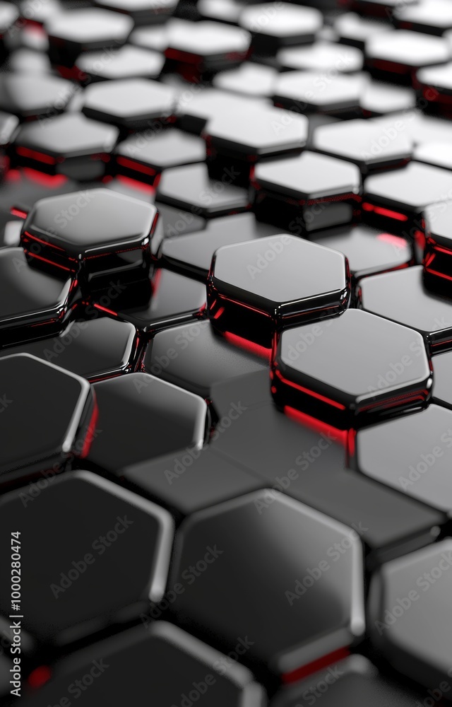 Fototapeta premium Background with trellis or cellular patterns in dark black