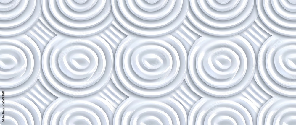 Abstract geometric background with circles in Scandinavian retro style. Graphic pattern in gray tones with abstract white mosaic. Abstract geometric background with circles in Scandinavian retro style. Graphic pattern in gray tones with abstract white mosaic.