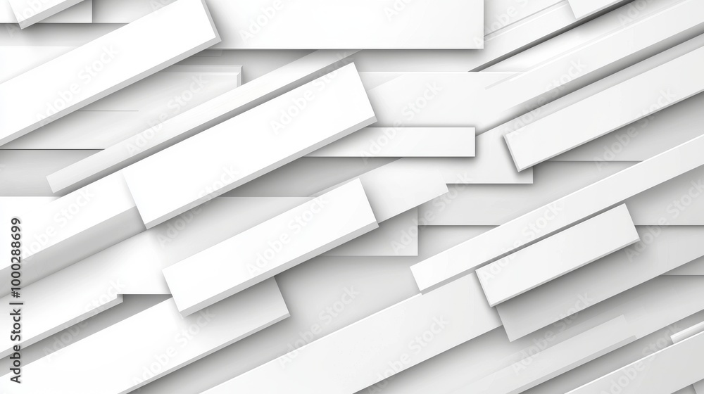 On a gray background, an abstract polygon pattern with white gradients.