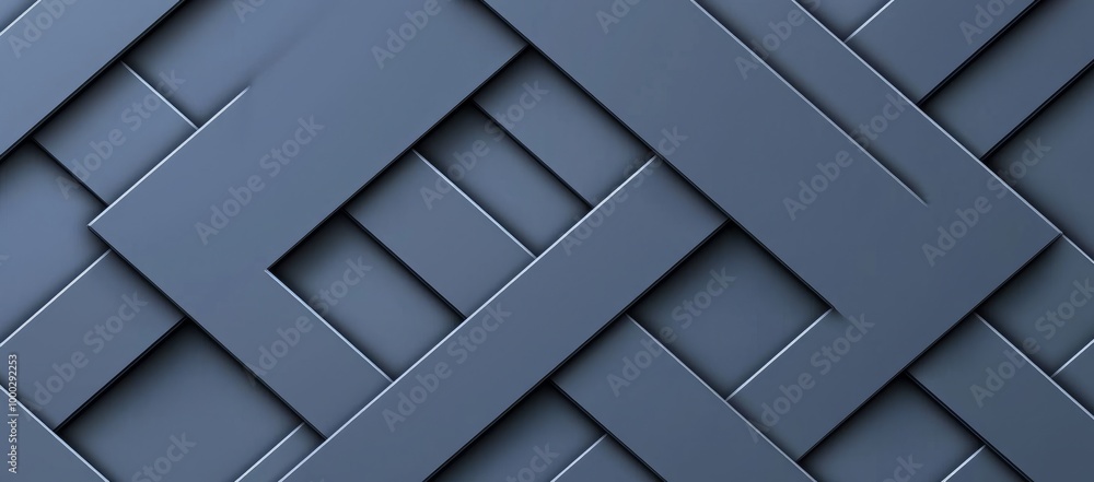 Steps in three dimensions set against a dark blue modern background Steps in three dimensions set against a dark blue modern background