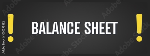 Photos Balance Sheet
