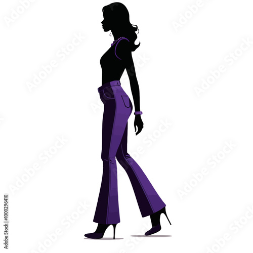 Icon for fashion model, PNG and SVG for graphic designing