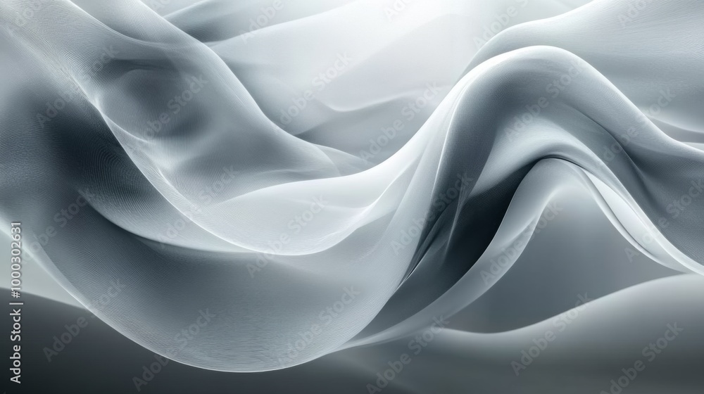 Abstract Waves of Fabric Abstract Waves of Fabric
