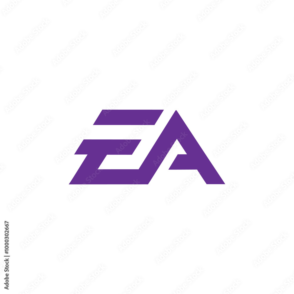 Ea letter logo design vector template Ea letter logo design vector template