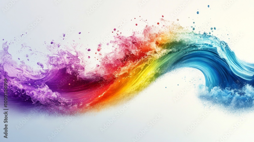 Colorful Abstract Paint Splash Colorful Abstract Paint Splash