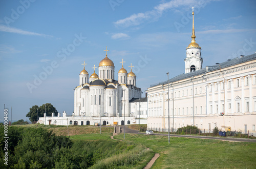 Old white stone temple