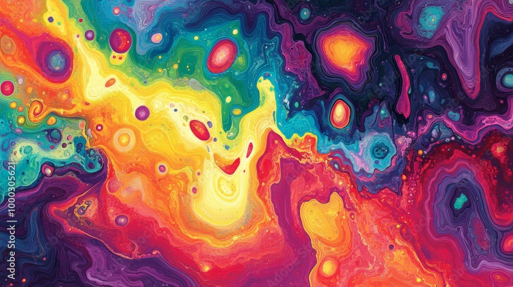Colorful Abstract Painting Colorful Abstract Painting