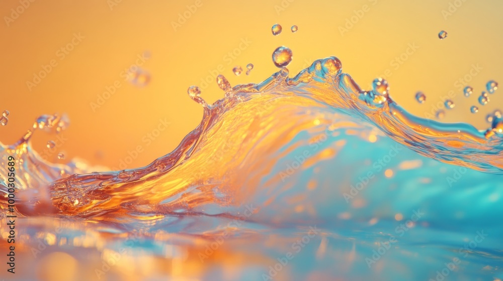 Sunset Splashes on Water Sunset Splashes on Water